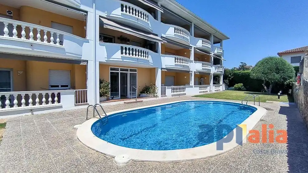 Swimming pool of Flat for sale in Calonge i Sant Antoni  with Heating, Terrace and Swimming Pool