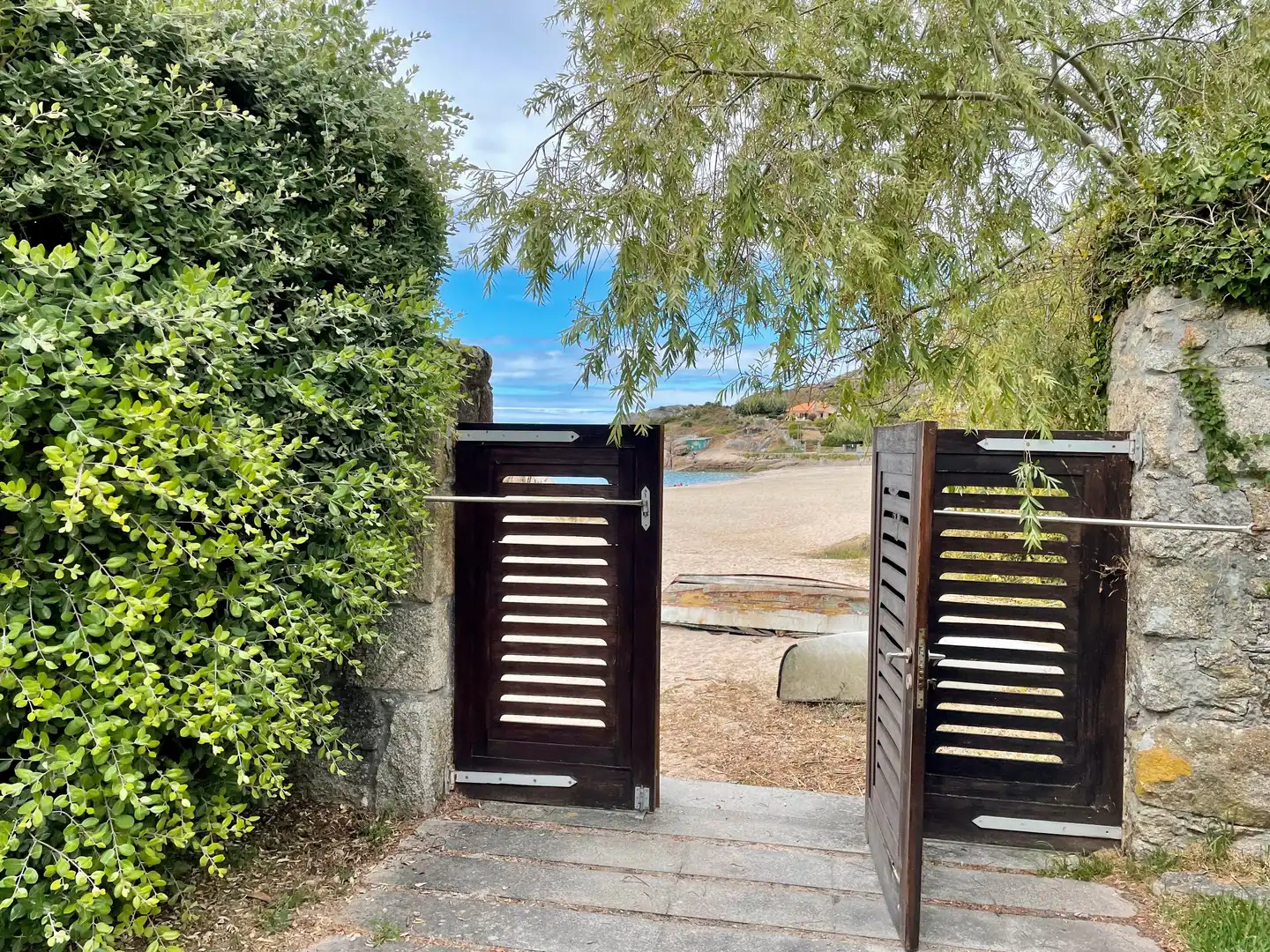Jardín de Casa o chalet de alquiler en Cangas  con Jardín privado, Parquet y Terraza