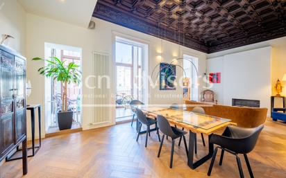 Dining room of Flat for sale in  Barcelona Capital  with Air Conditioner, Heating and Terrace