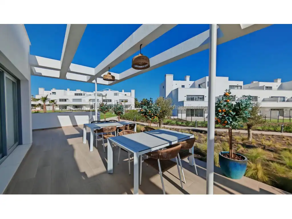 Terraza de Ático de alquiler en Estepona con Amueblado