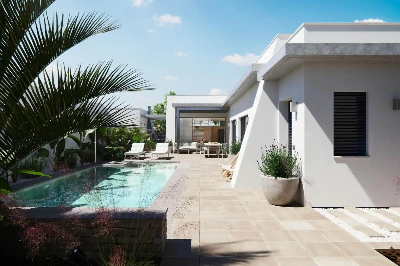 Terraza de Casa o chalet en venta en San Javier ciudad