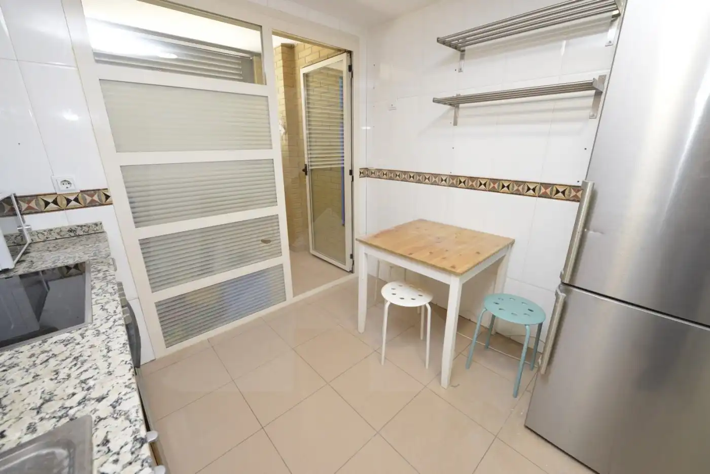 Küche von Wohnung zur Miete in Madrid mit Klimaanlage, Heizung und Abstellraum