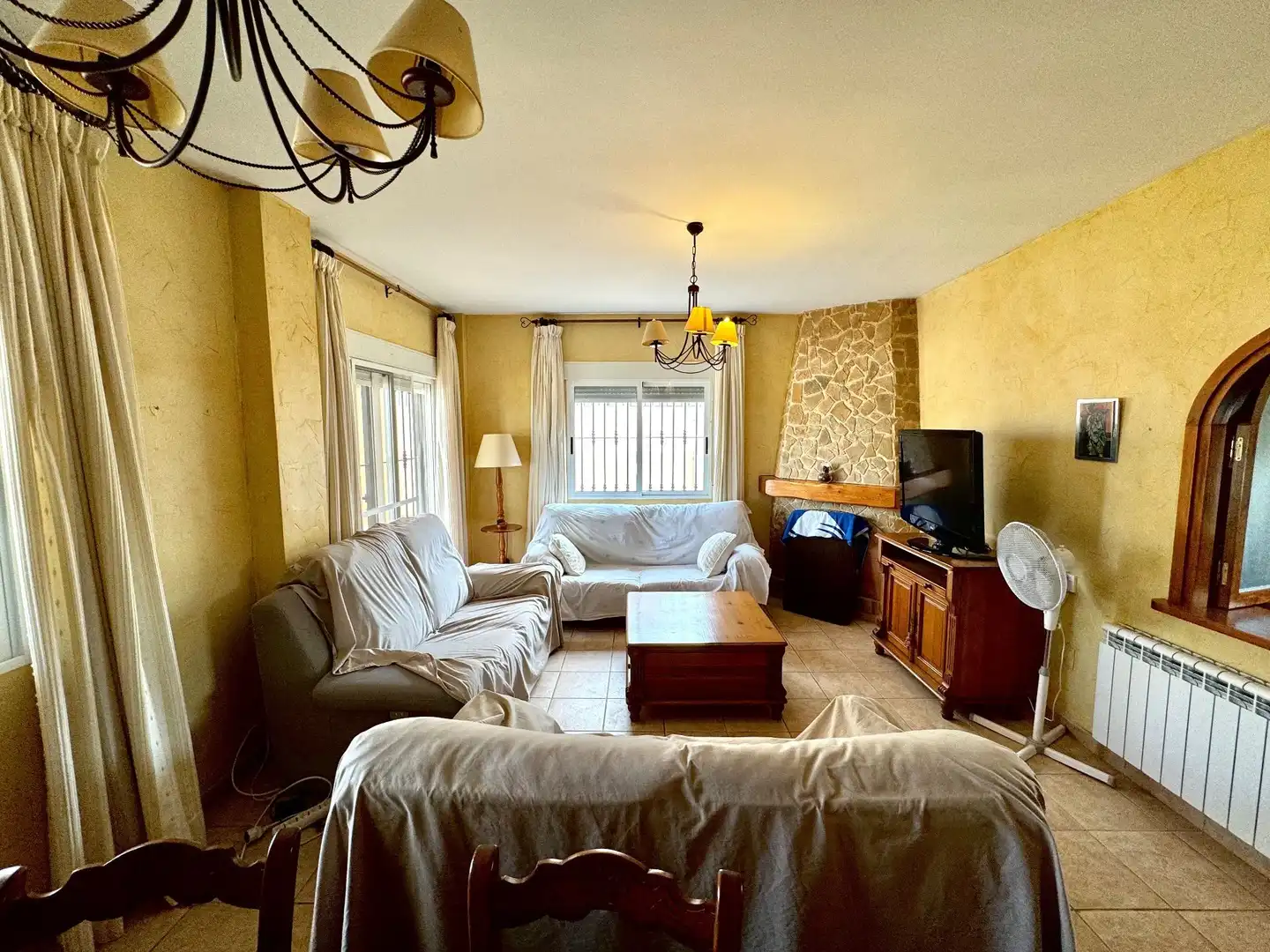 Sala de estar de Casa o chalet de alquiler en Jacarilla con Jardín privado, Terraza y Trastero