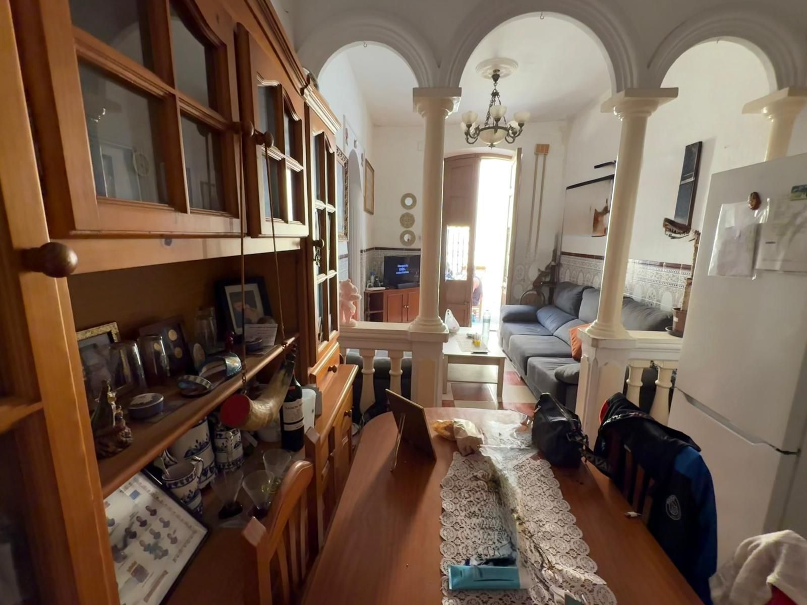 Sala de estar de Casa adosada en venta en  Almería Capital con Aire acondicionado, Calefacción y Terraza
