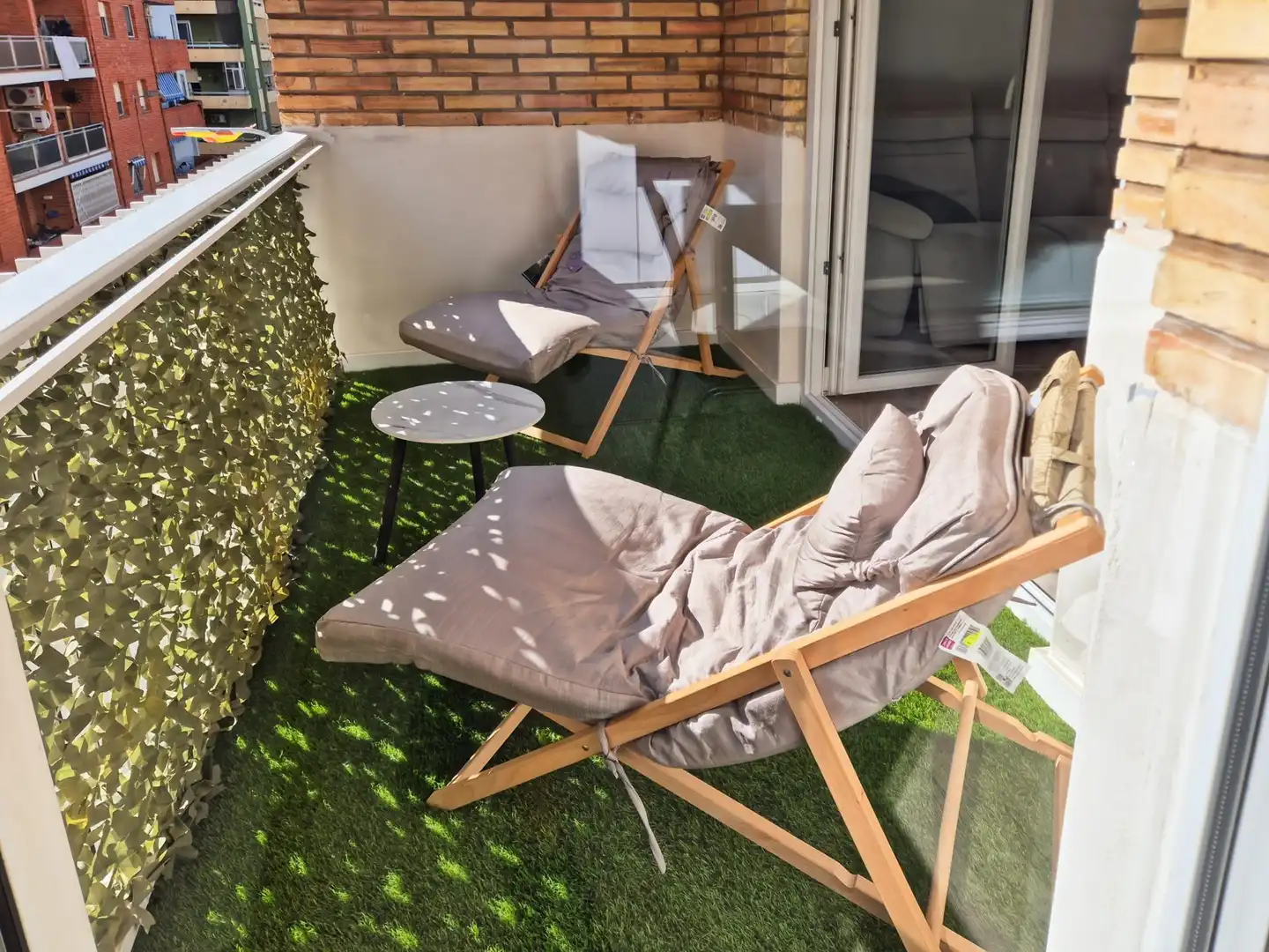 Terraza de Apartamento de alquiler en Sagunto / Sagunt con Calefacción, Amueblado y Balcón