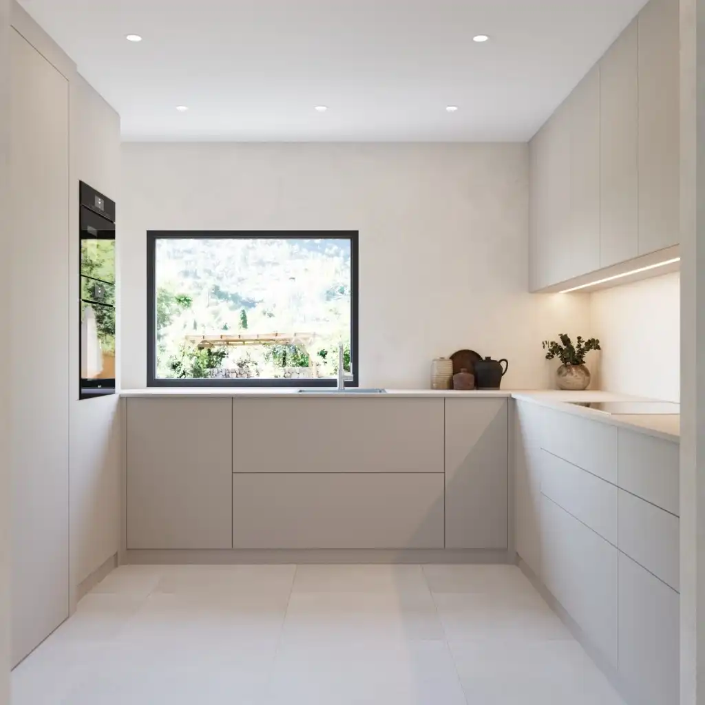 Cocina de Casa o chalet en venta en Alcúdia con Aire acondicionado, Jardín privado y Piscina