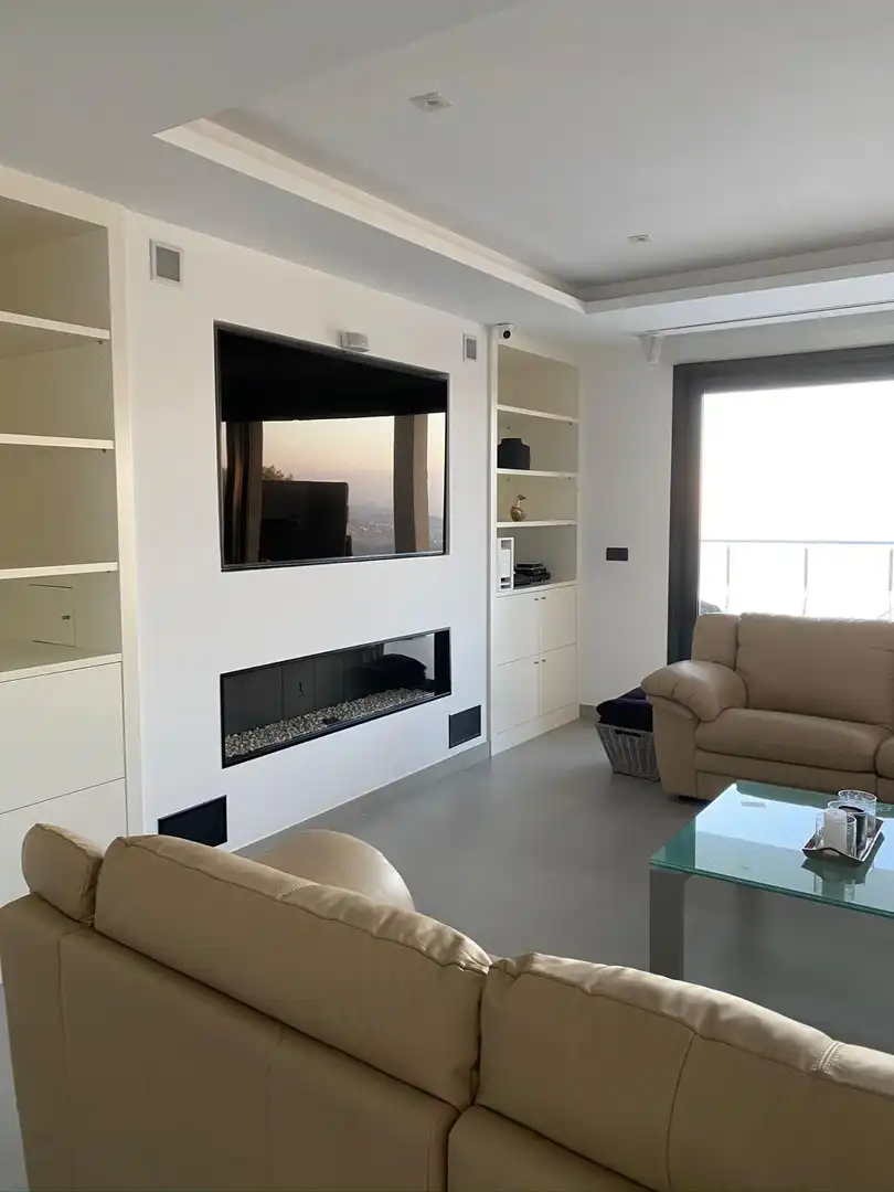 Sala de estar de Casa o chalet en venta en Altea con Aire acondicionado, Calefacción y Terraza