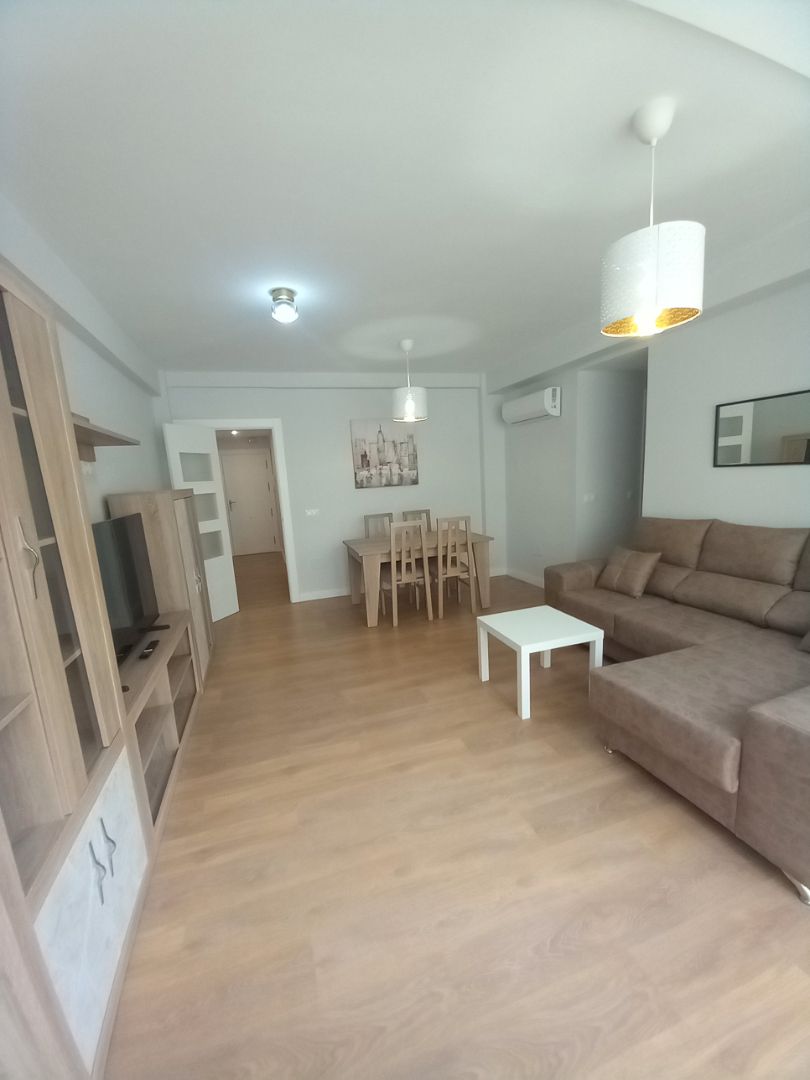 Living room of Flat to rent in Málaga Capital  with Air Conditioner, Terrace and Furnished