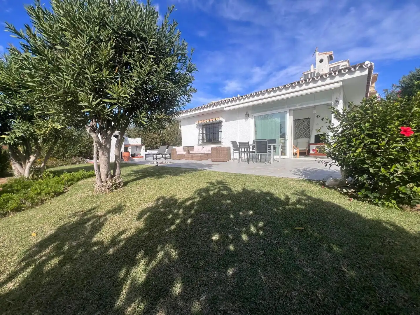 Jardín de Casa o chalet en venta en Mijas con Aire acondicionado, Jardín privado y Trastero