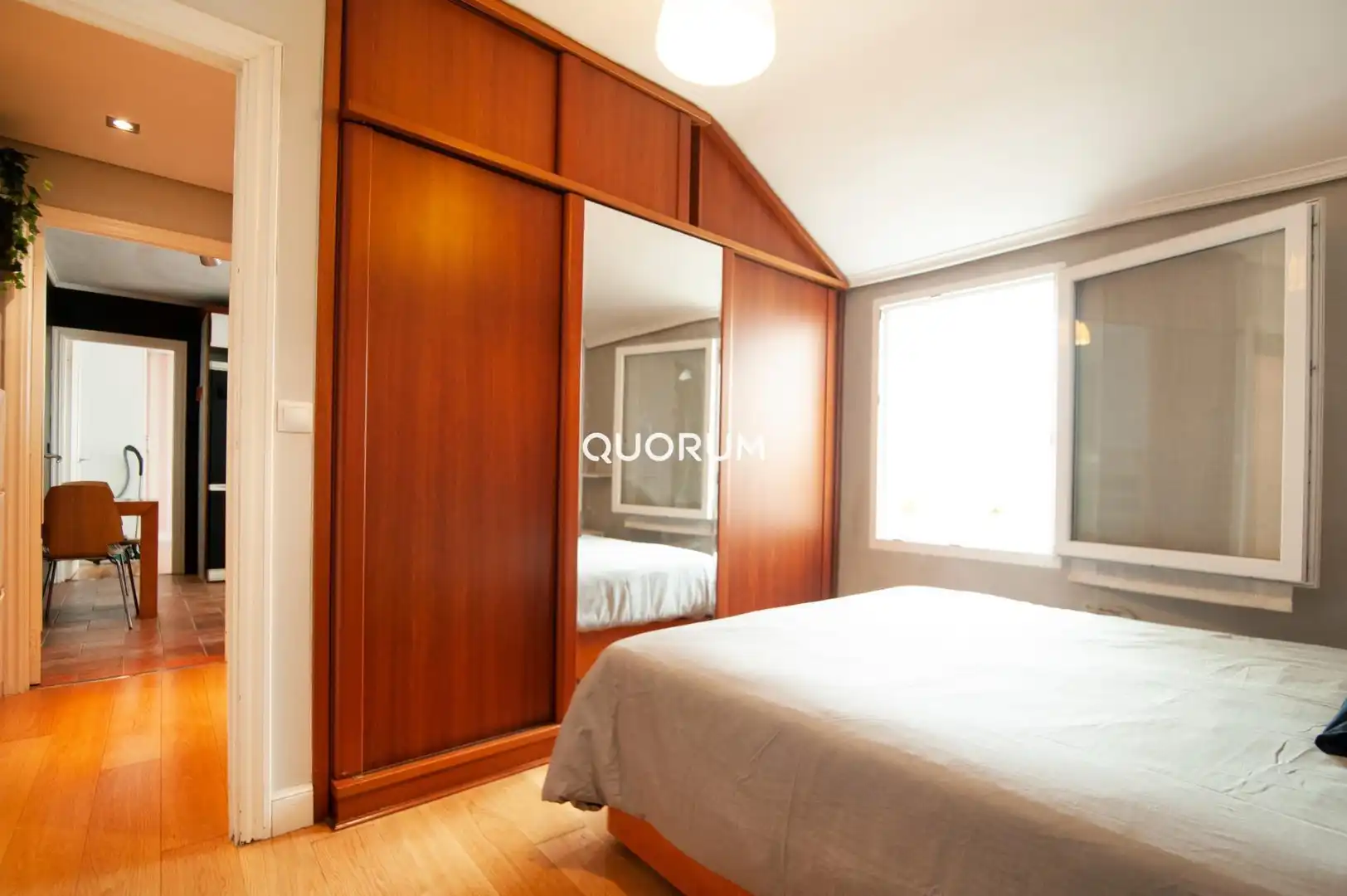 Bedroom of Flat for sale in Bilbao   with Heating, Terrace and Furnished