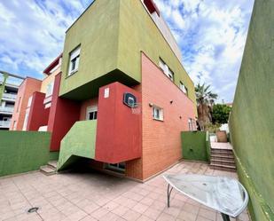 Exterior view of Single-family semi-detached for sale in Beniarjó  with Air Conditioner and Terrace
