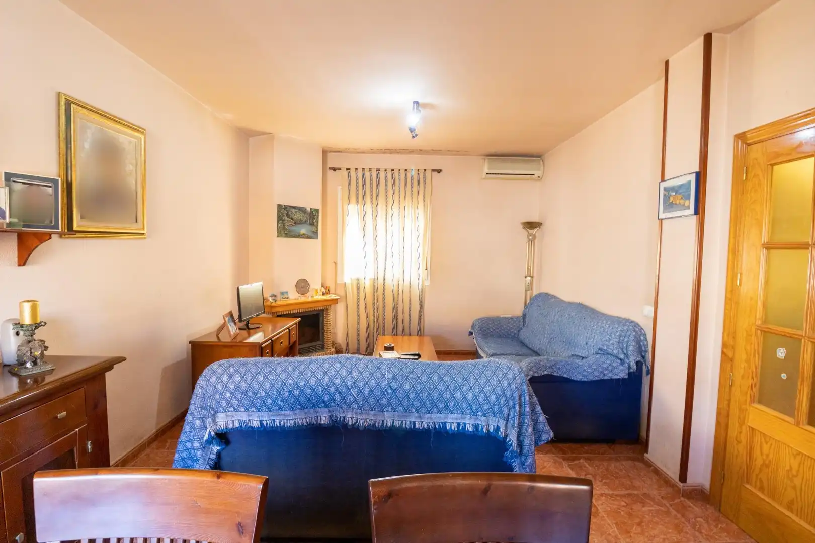 Living room of Houses for sale in Pechina  with Air Conditioner, Terrace and Balcony
