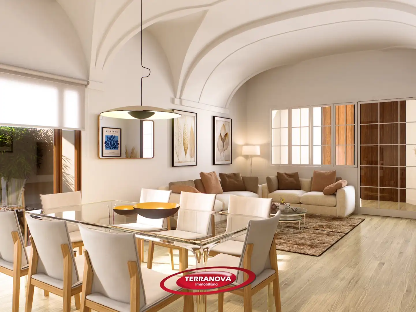Wohnzimmer von Country house zum Verkauf in L'Ametlla del Vallès mit Heizung und Terrasse