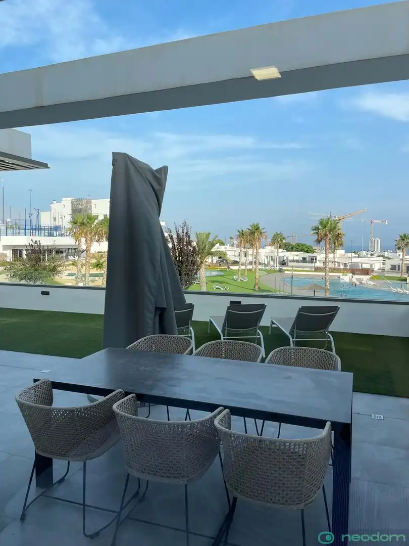 Terrasse von Wohnung zur Miete in Finestrat