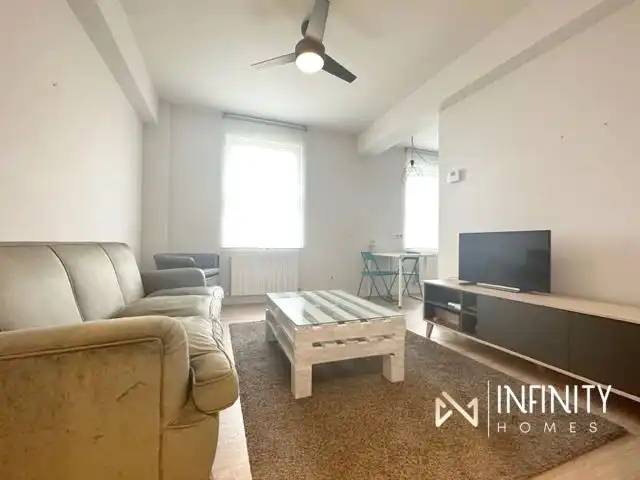 Sala de estar de Piso de alquiler en Bilbao  con Calefacción