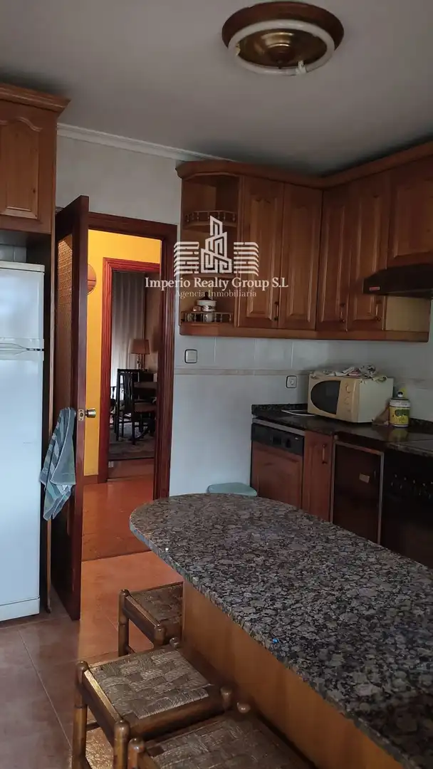 Kitchen of Flat for sale in Mieres (Asturias)  with Heating, Terrace and Furnished