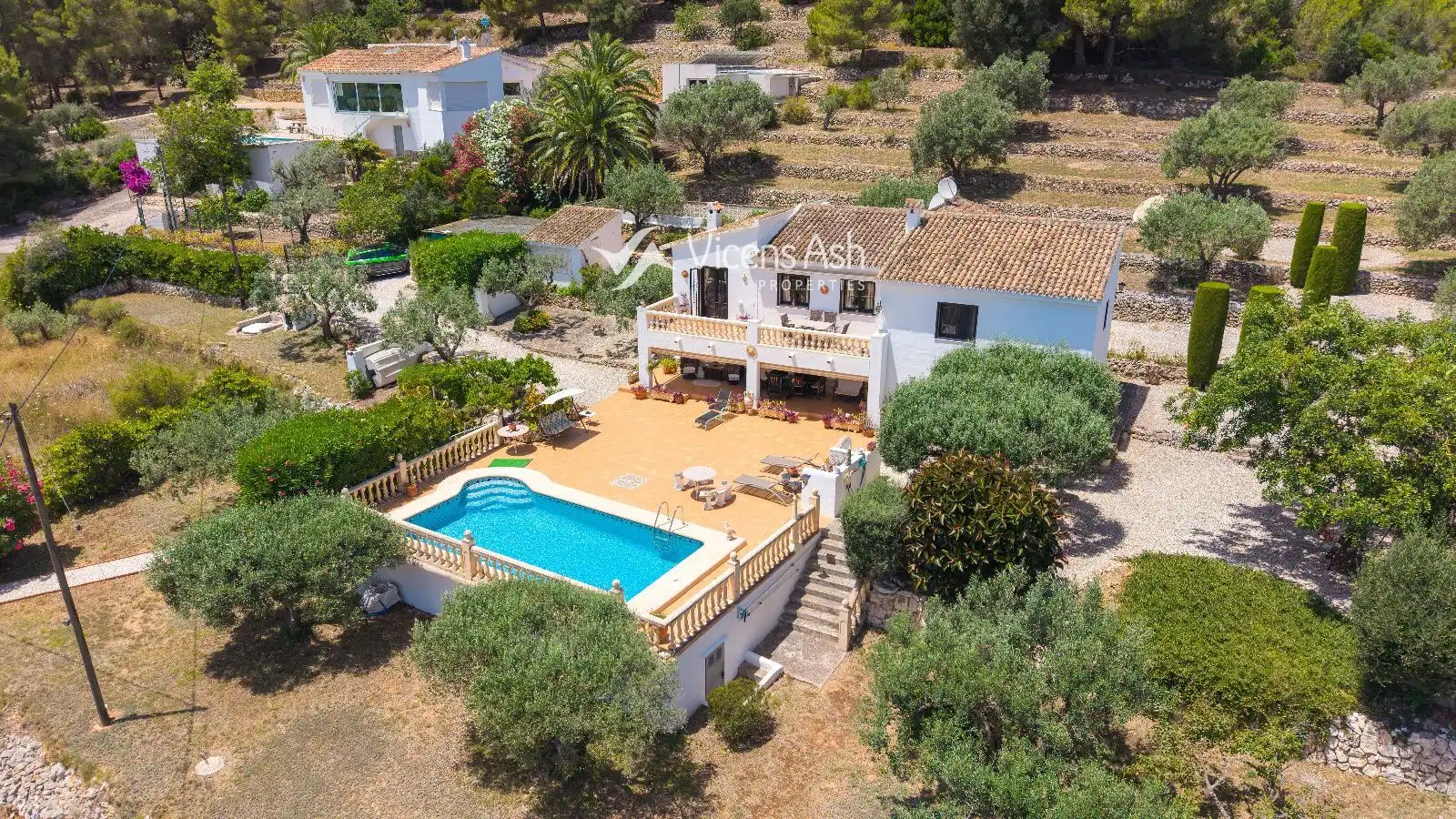Exterior view of Houses for sale in Gata de Gorgos  with Air Conditioner, Heating and Storage room