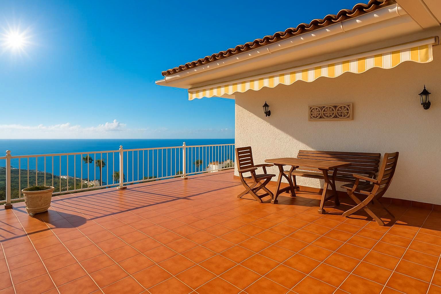 Terraza de Casa o chalet en venta en Santa Úrsula con Jardín privado, Terraza y Piscina