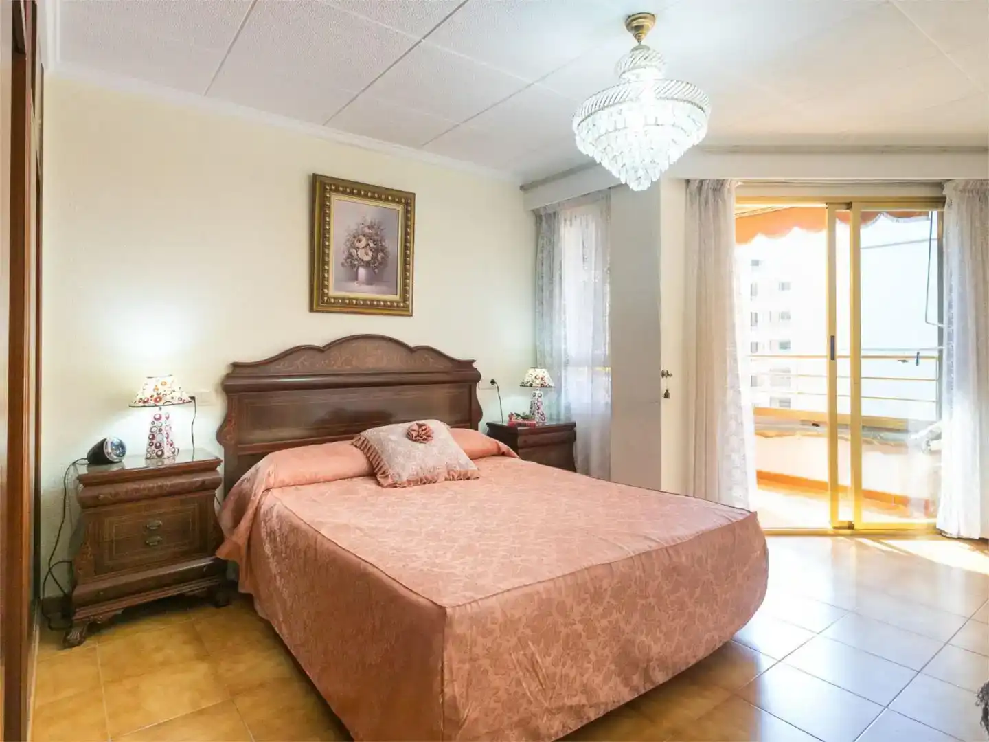 Dormitori de Apartament en venda en Santa Pola amb Aire condicionat, Jardí privat i Piscina