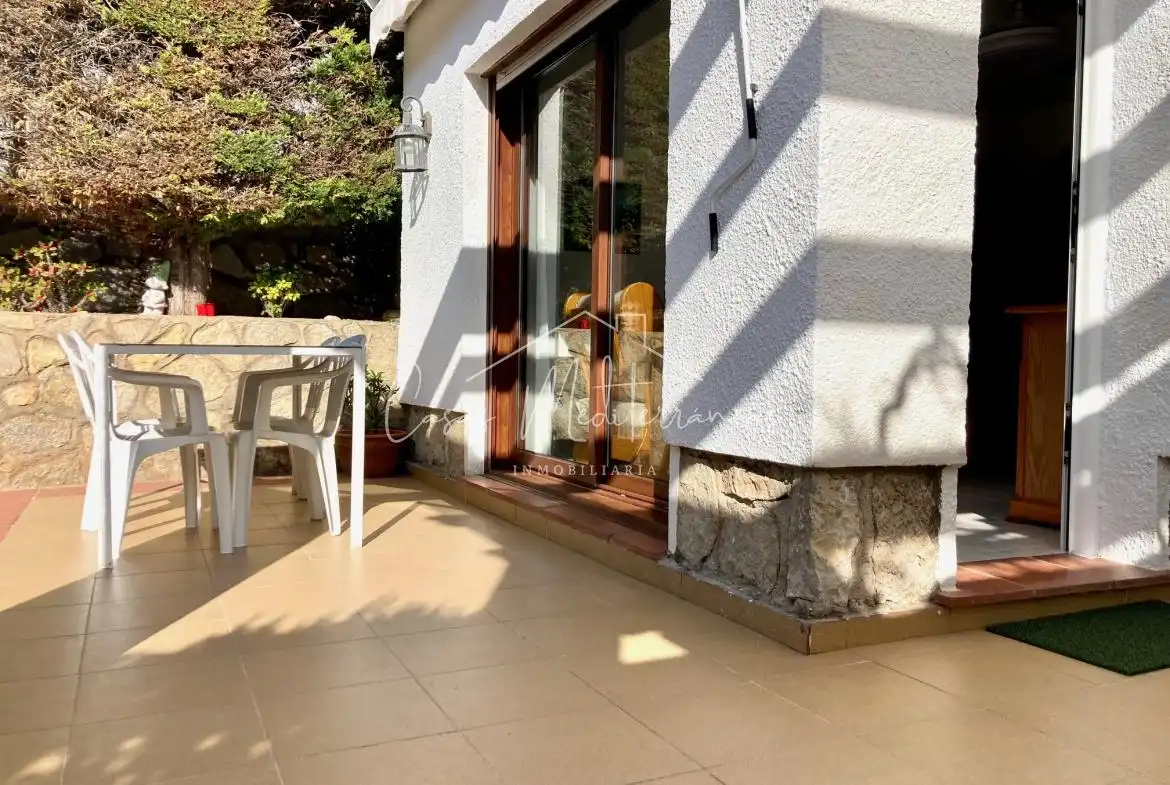Terraza de Casa adosada de alquiler en Vandellòs i l'Hospitalet de l'Infant con Jardín privado, Terraza y Amueblado