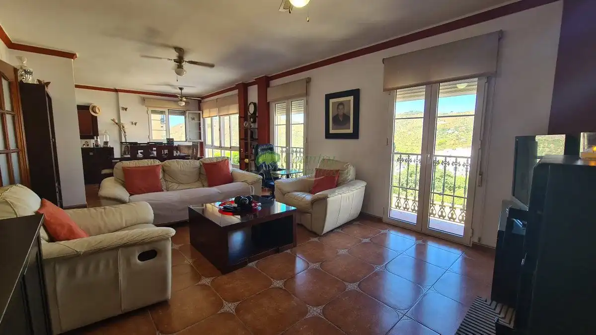 Living room of Houses for sale in Canillas de Albaida  with Air Conditioner, Terrace and Storage room
