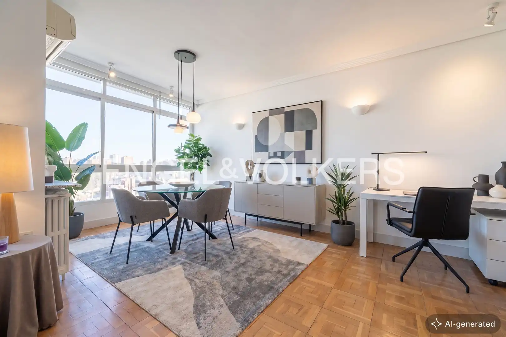 Vista exterior de Piso en venta en  Madrid Capital con Aire acondicionado, Calefacción y Jardín privado