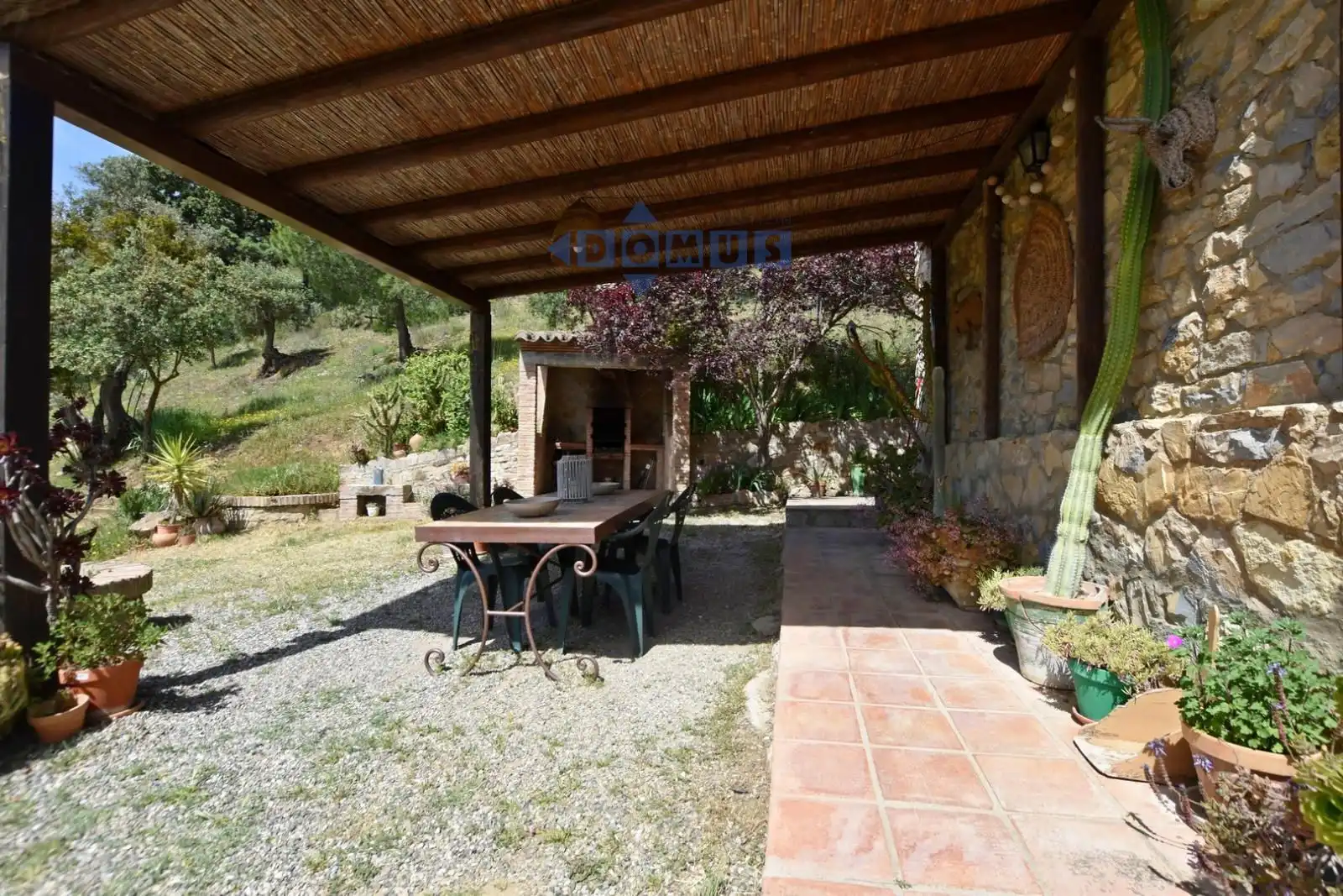 Jardín de Finca rústica en venta en Ronda con Aire acondicionado, Trastero y Piscina