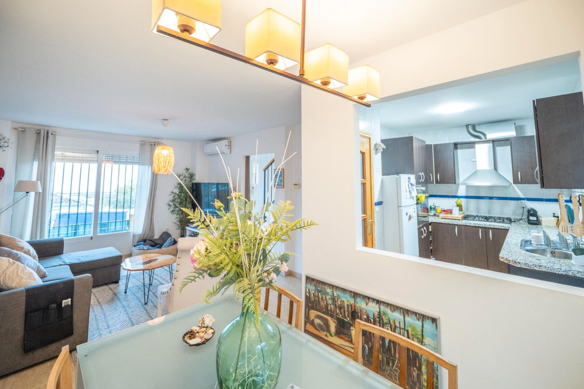 Dining room of Single-family semi-detached for sale in Monachil  with Air Conditioner, Heating and Furnished