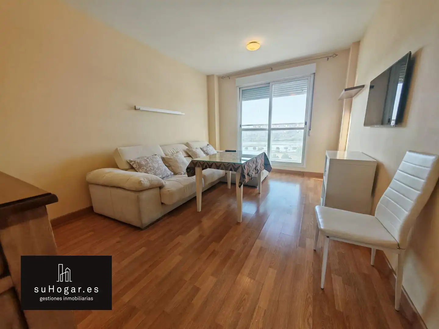 Wohnzimmer von Wohnung zur Miete in Badajoz mit Klimaanlage, Terrasse und Abstellraum