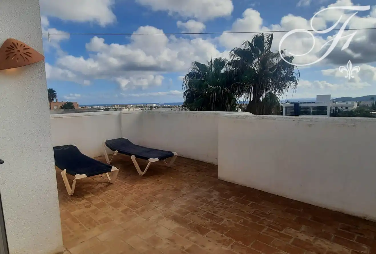 Terraza de Casa adosada de alquiler en Sant Josep de sa Talaia con Jardín privado, Terraza y Amueblado