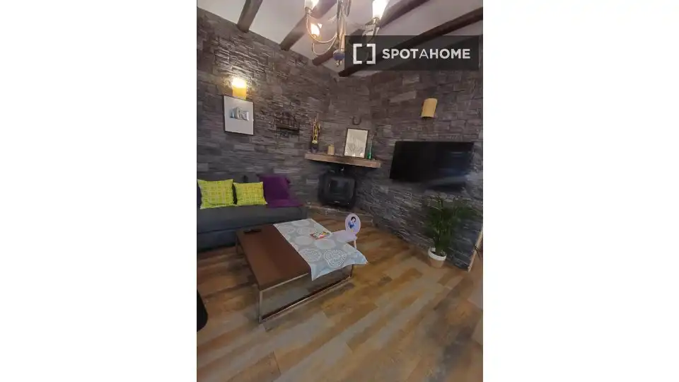 Living room of Flat for rent in Sueca  with Air Conditioner, Heating and Furnished