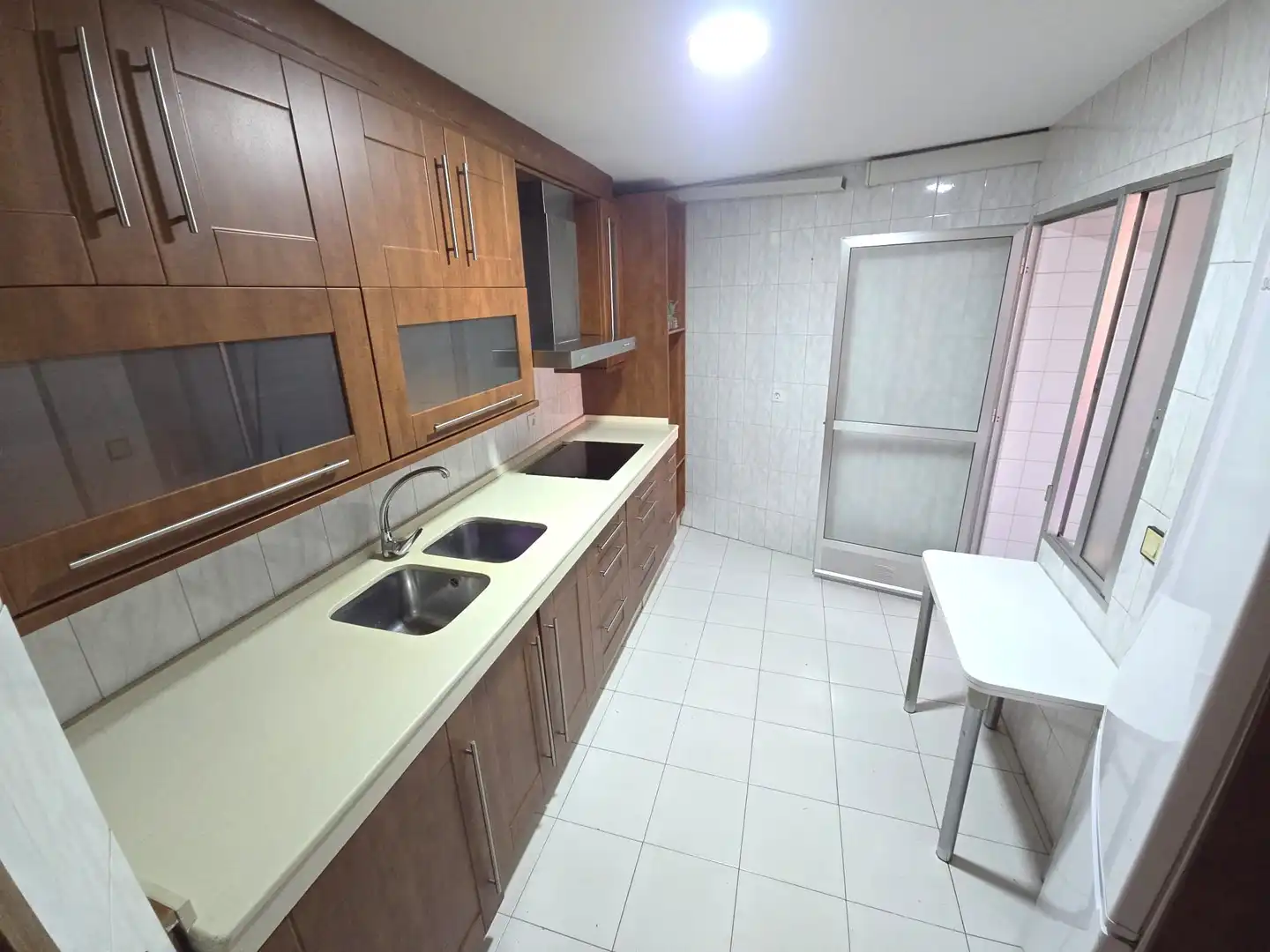 Kitchen of Flat for rent in Cáceres  with Heating, Terrace and Furnished