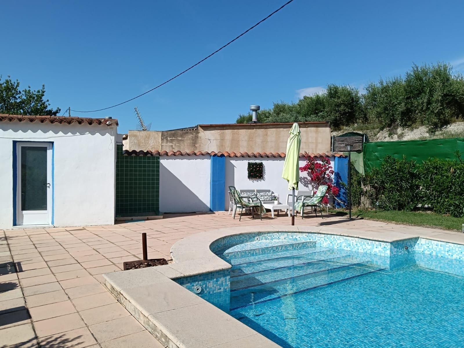 Piscina de Casa o xalet en venda en Ontinyent amb Calefacció, Jardí privat i Terrassa