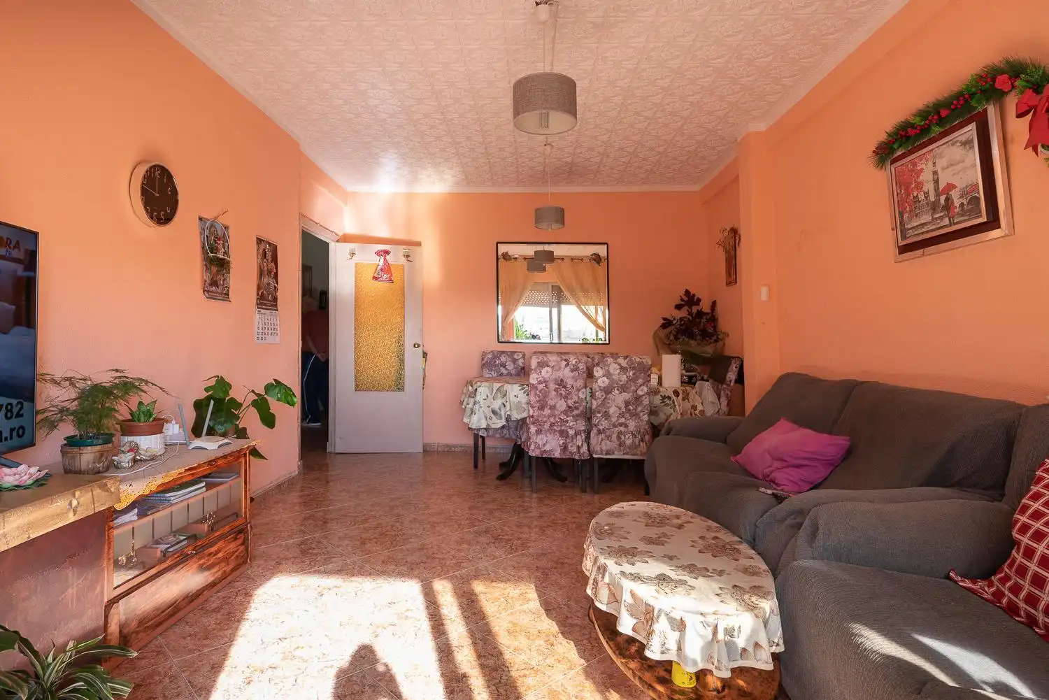Sala de estar de Piso en venta en Cartagena con Aire acondicionado, Amueblado y Balcón