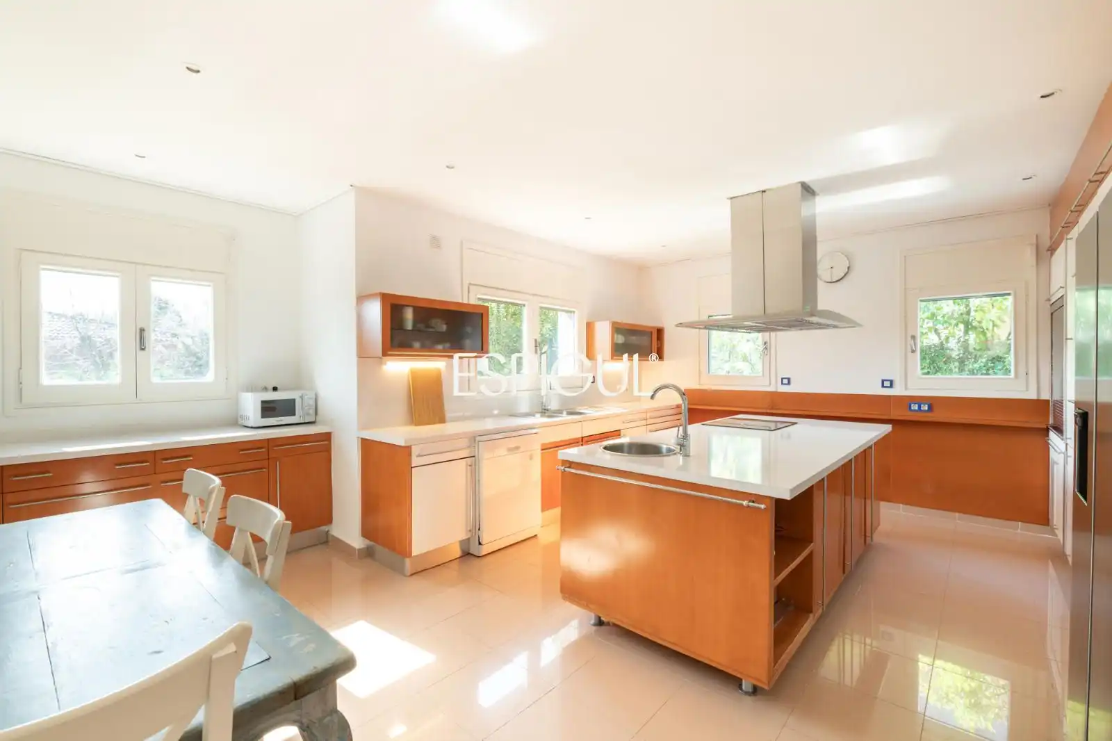 Kitchen of Houses for sale in Sant Cugat del Vallès  with Air Conditioner, Heating and Private garden