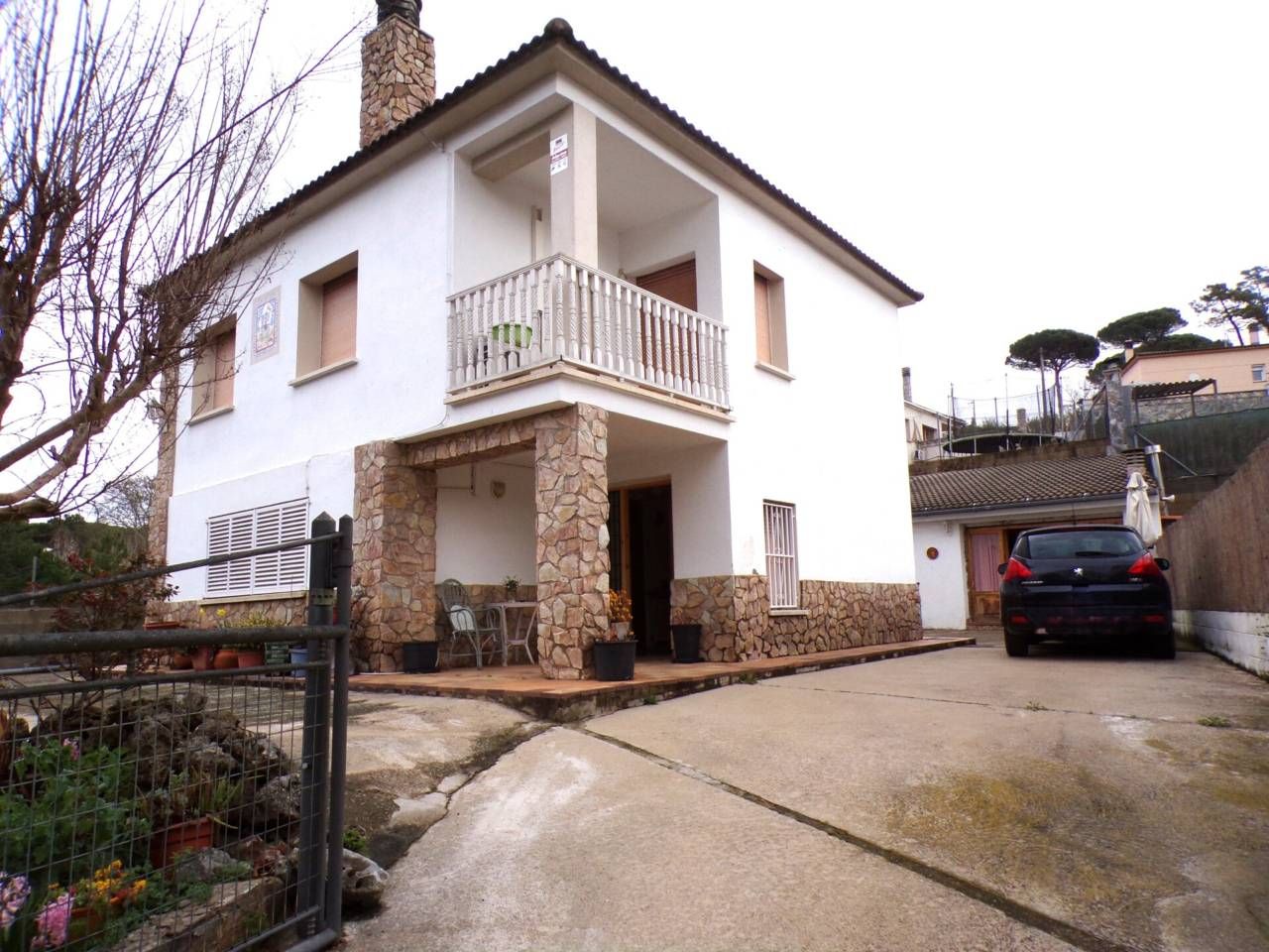 Vista exterior de Casa o xalet en venda en Maçanet de la Selva amb Aire condicionat, Calefacció i Jardí privat