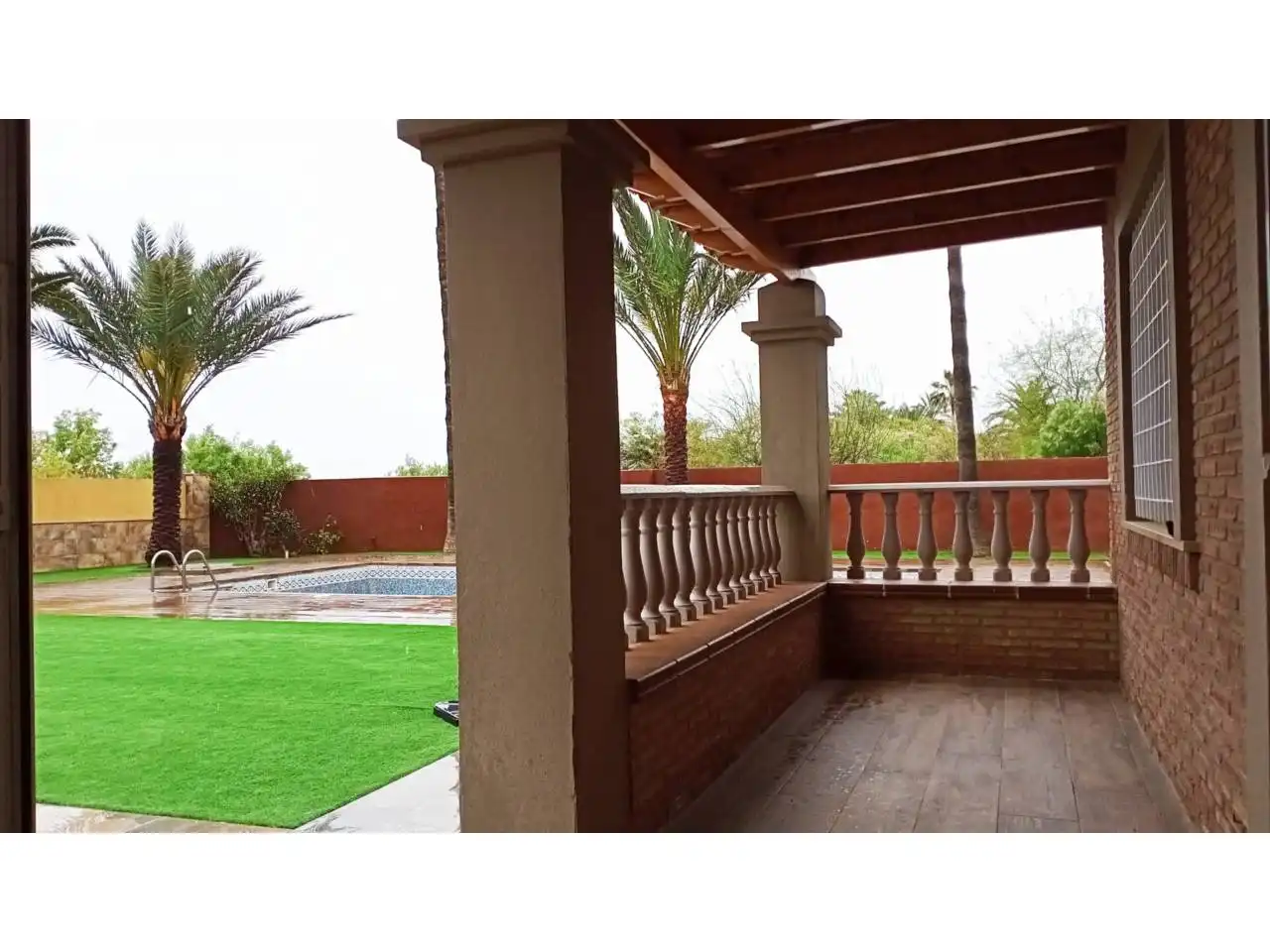 Terrace of Houses for sale in Roquetas de Mar  with Air Conditioner, Heating and Private garden