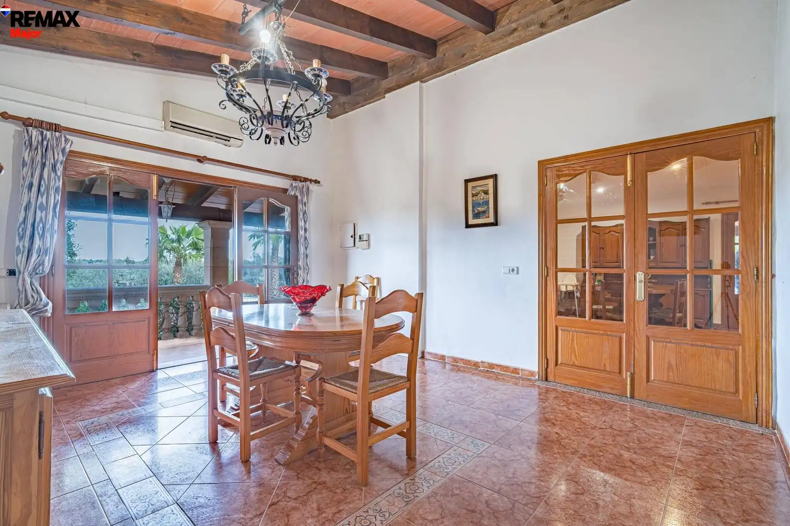 Esszimmer von Country house zum Verkauf in Inca mit Klimaanlage, Privatgarten und Schwimmbad