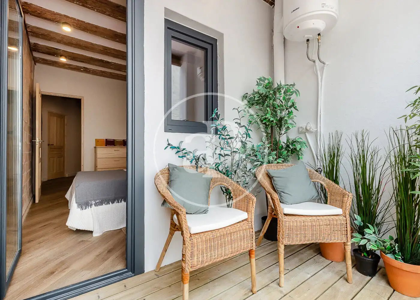 Terrasse von Wohnung zum Verkauf in Barcelona mit Heizung und Balkon