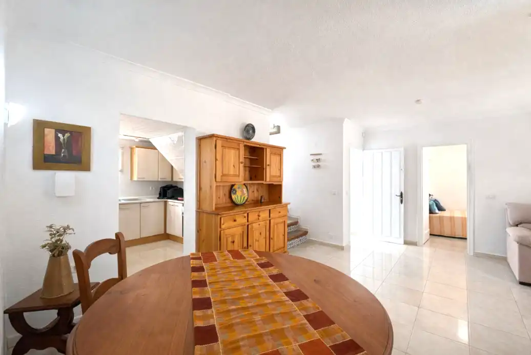 Cuina de Casa adosada en venda en Mijas amb Jardí privat, Terrassa i Traster
