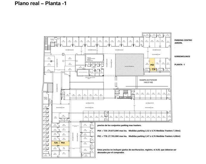 Parking of Garage for sale in Torremolinos  with Alarm