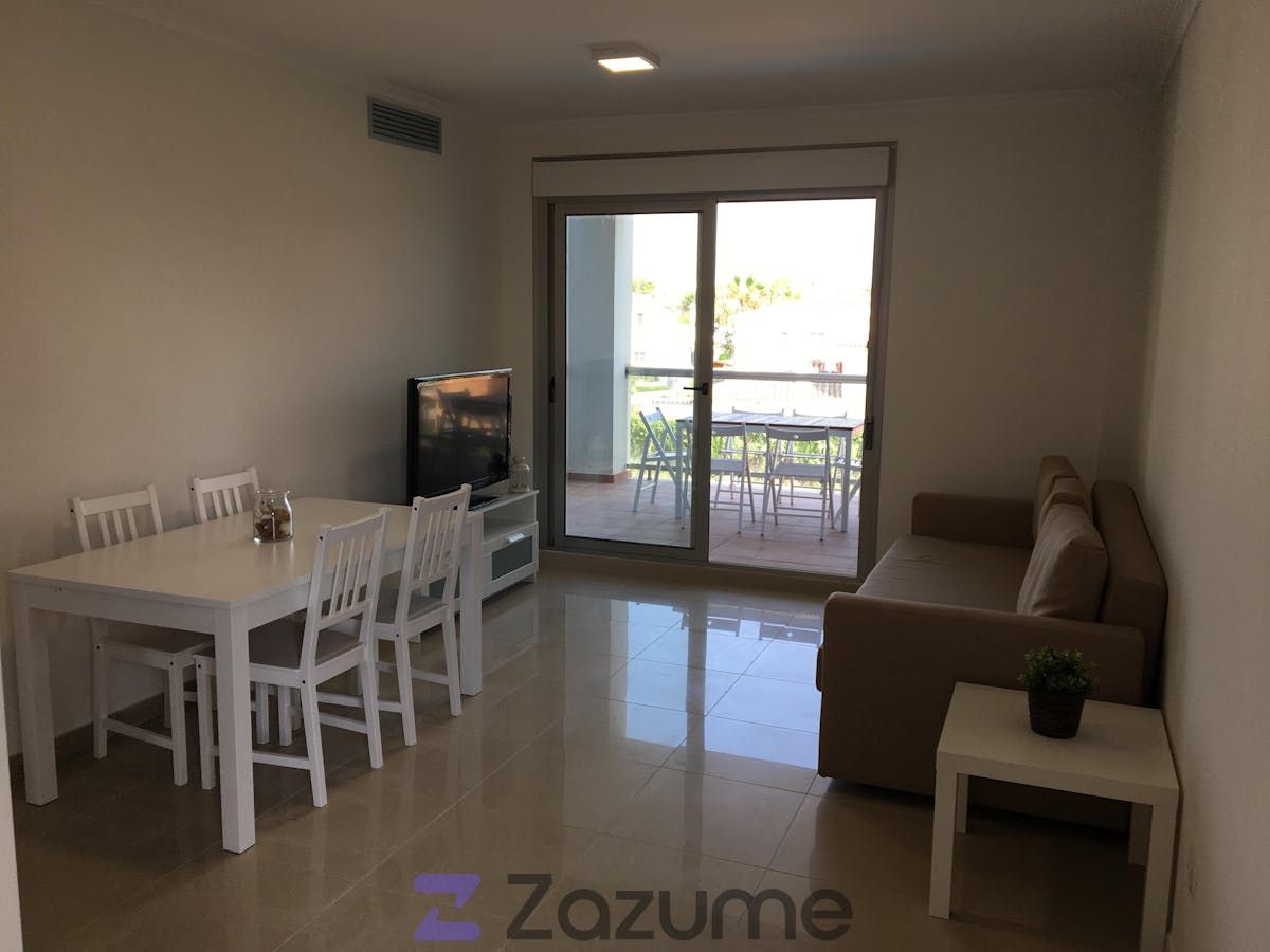 Living room of Flat to rent in Dénia  with Air Conditioner, Heating and Terrace
