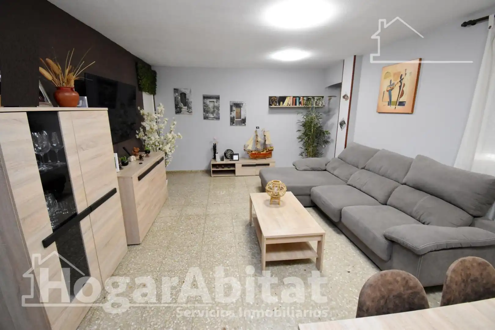 Sala d'estar de Pis en venda en Burriana / Borriana amb Calefacció i Traster