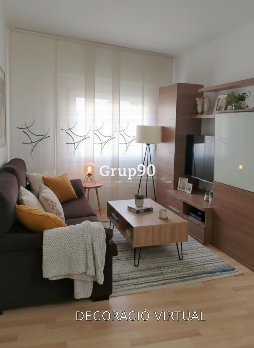 Sala d'estar de Apartament en venda en Santa Coloma de Gramenet amb Aire condicionat, Calefacció i Parquet