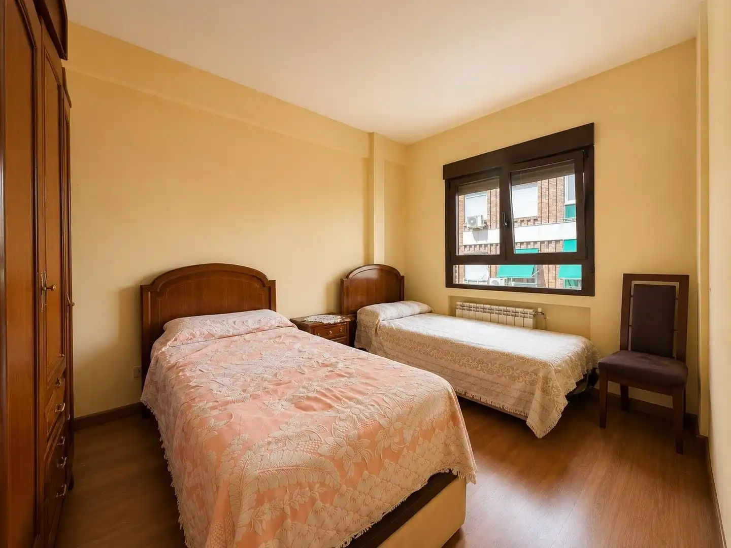 Schlafzimmer von Wohnung zum Verkauf in Madrid mit Heizung, Parkett und Terrasse