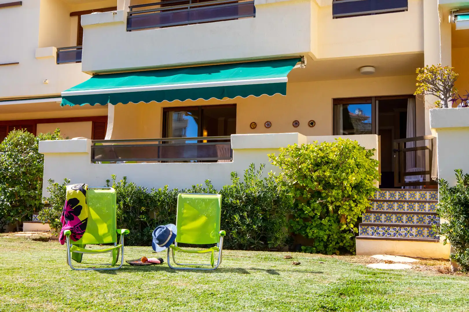 Garten von Wohnung zur Miete in Dénia mit Klimaanlage, Heizung und Terrasse