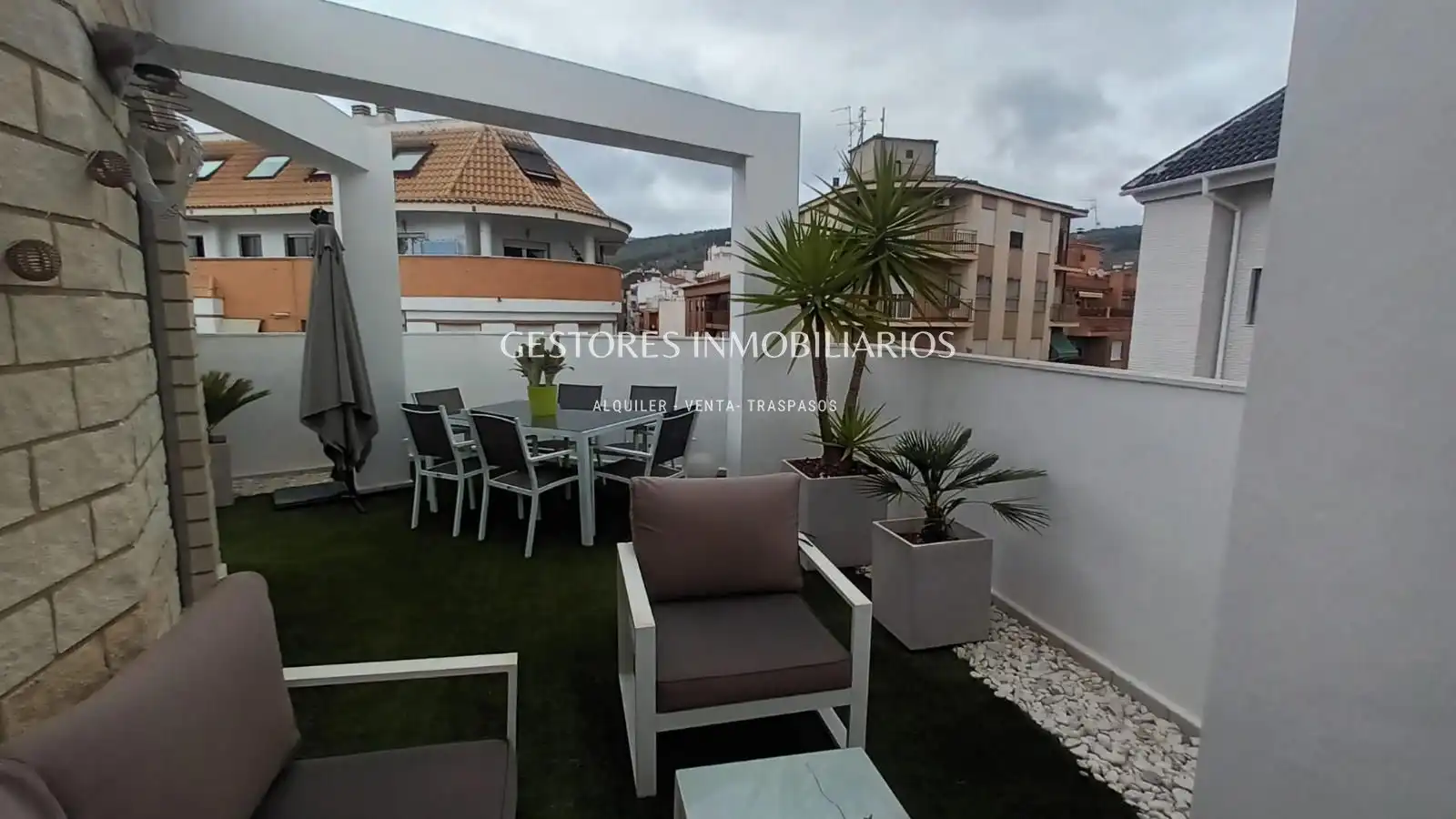 Terrasse von Dachboden zum Verkauf in Ibi mit Klimaanlage, Heizung und Terrasse