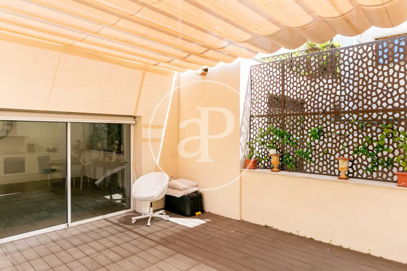 Terrasse von Wohnung zur Miete in  Palma de Mallorca mit Klimaanlage, Terrasse und Möbliert