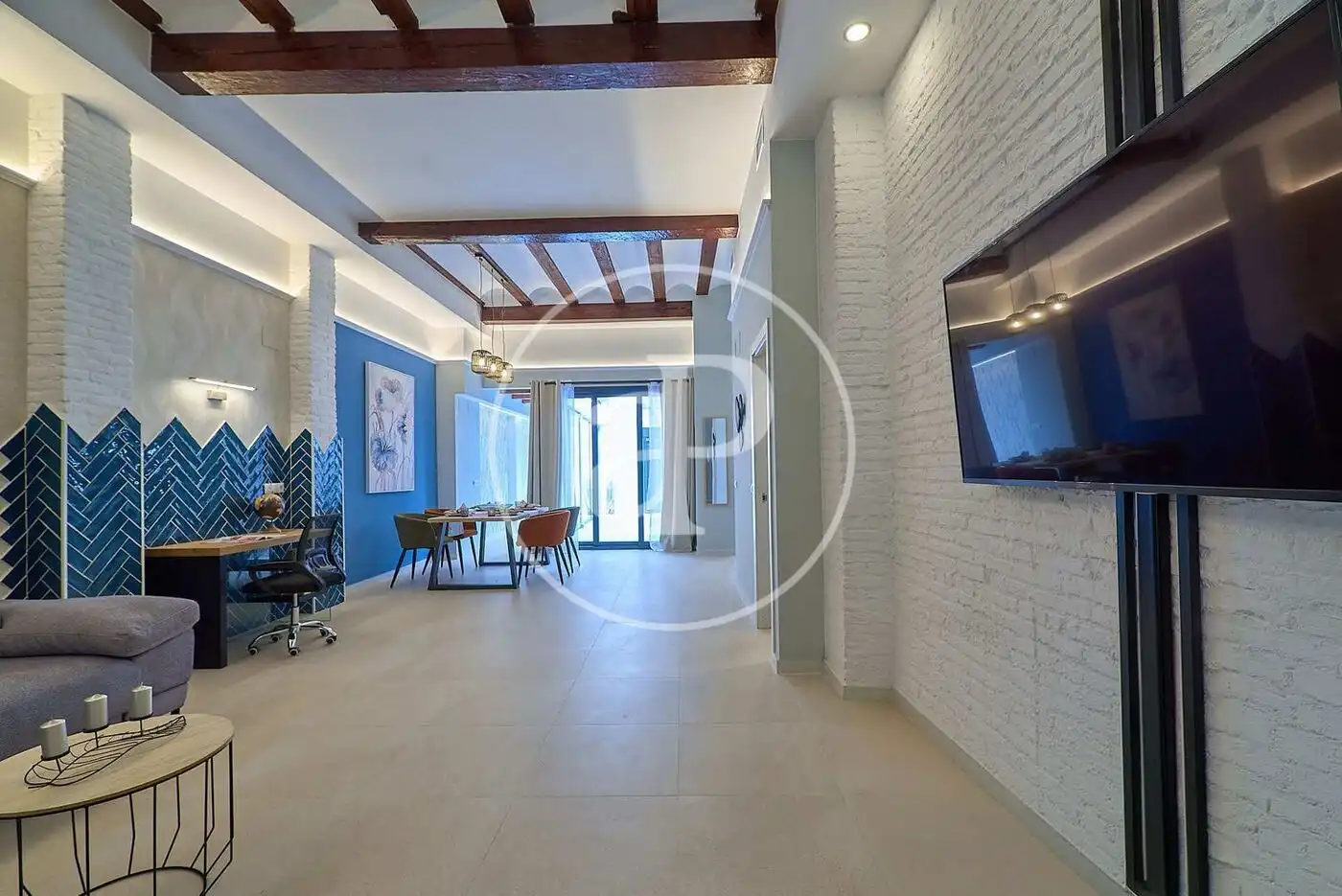 Sala d'estar de Pis de lloguer en Extramurs