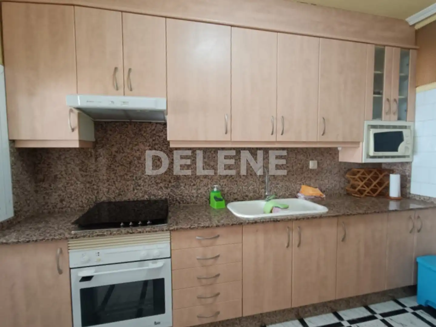 Kitchen of Flat for sale in Hellín  with Air Conditioner, Terrace and Furnished